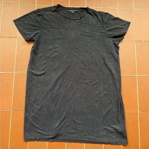 Brandy Melville oversized plain black t shirt